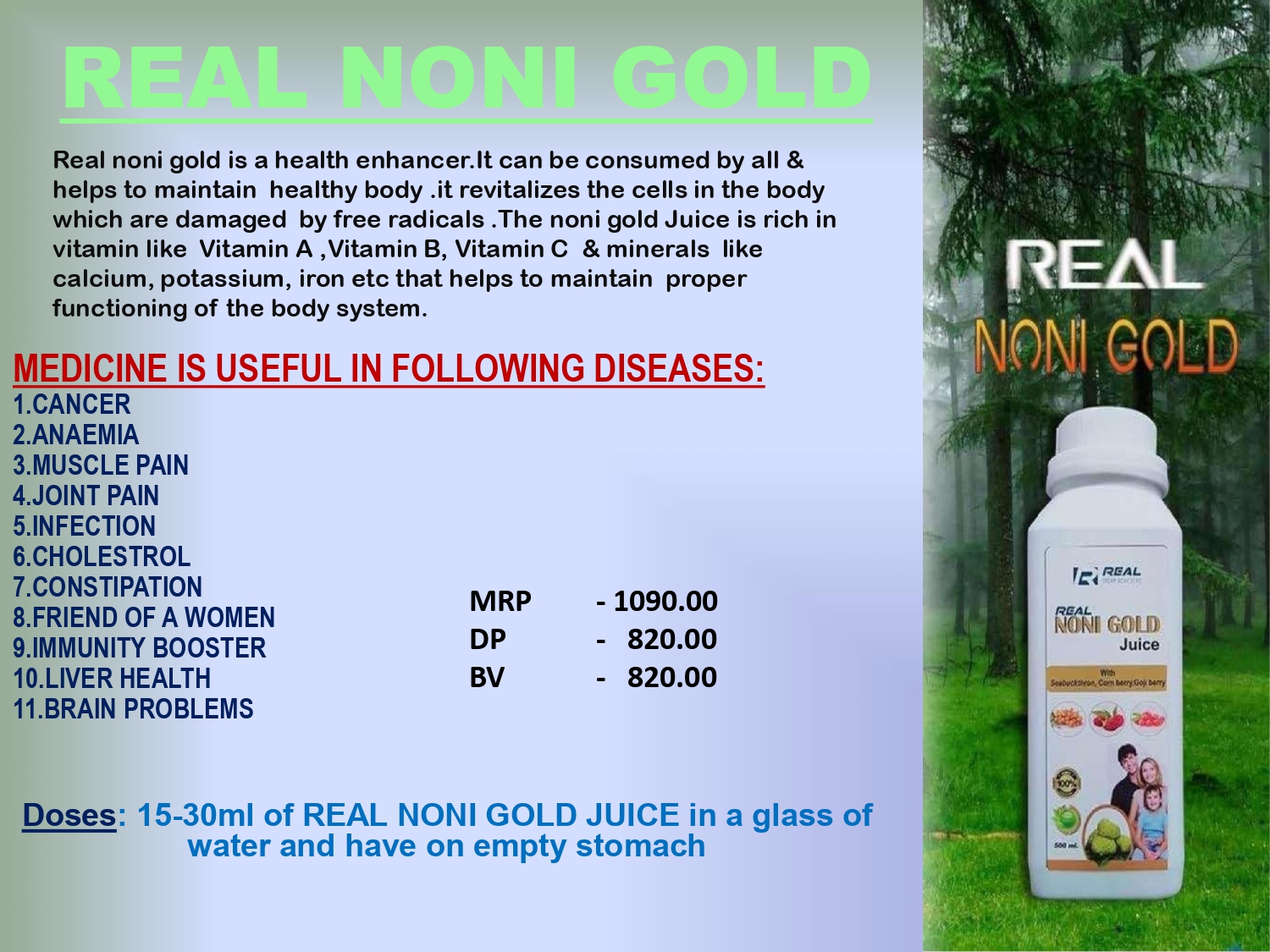 Real Noni Gold Juice
