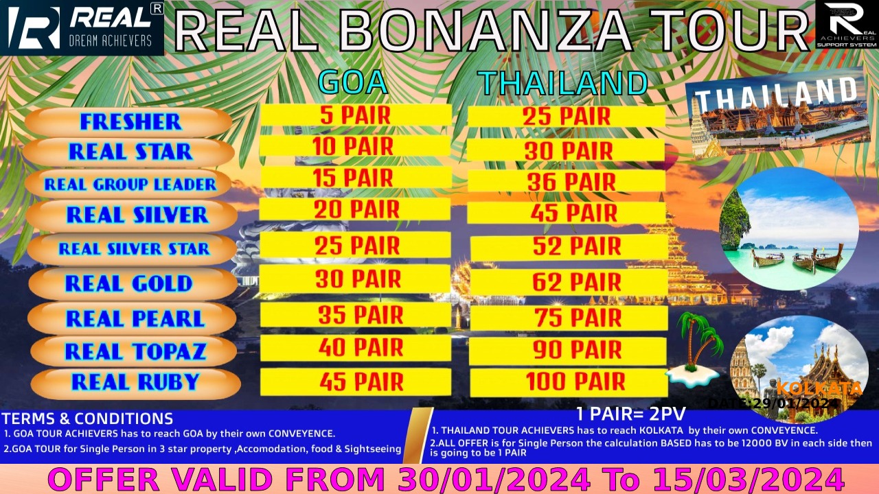 REAL BONANZA TOUR